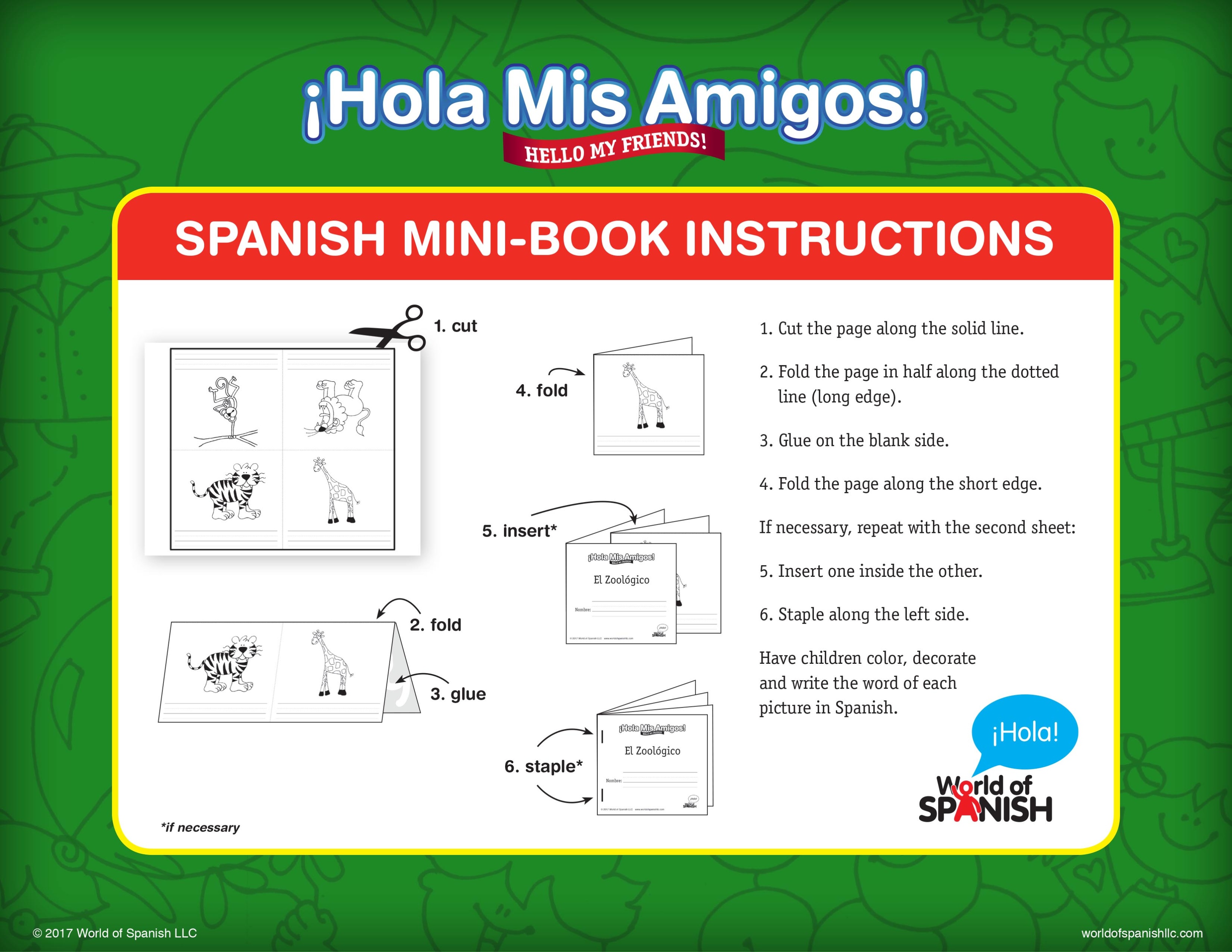 level-1-spanish-mini-books